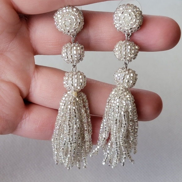 Sugarfix by BaubleBar Beaded Tassel Earrings | NWT - Picture 6 of 8